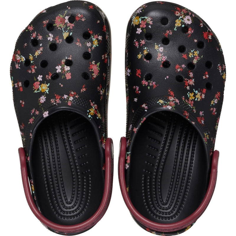 Crocs Classic Graphic Synthetic Black/Multi Loafers