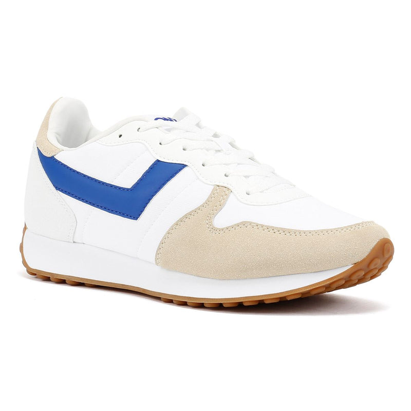 Pony Express White/Electric Blue Sneakers