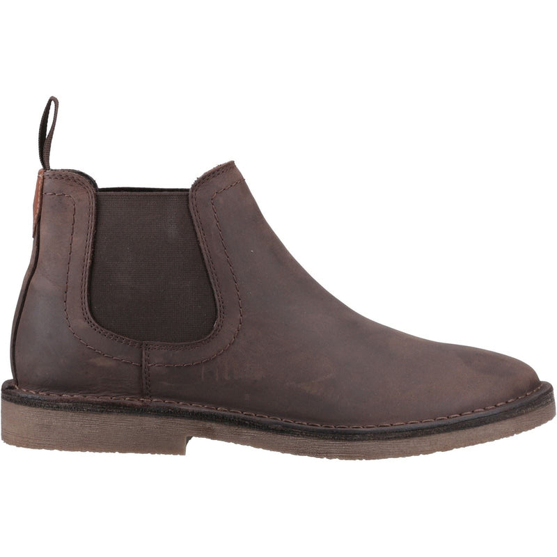 Hush Puppies Shaun Leather Men's Waxy Brown Boots