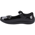 Hush Puppies Christina Patent Senior Leather Girls's Black Shoes