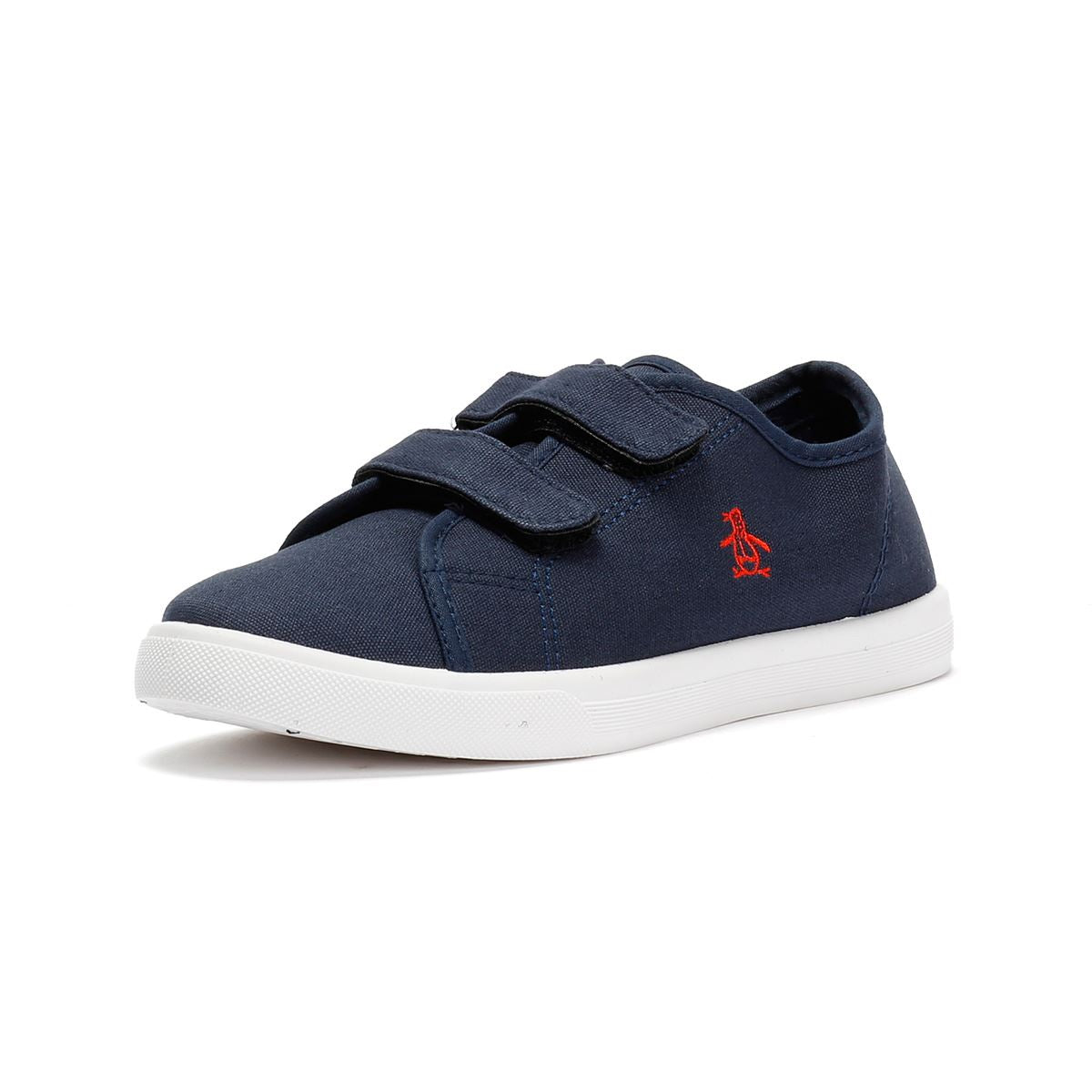 Penguin Junior Sparton Velcro Navy/Red Sneakers