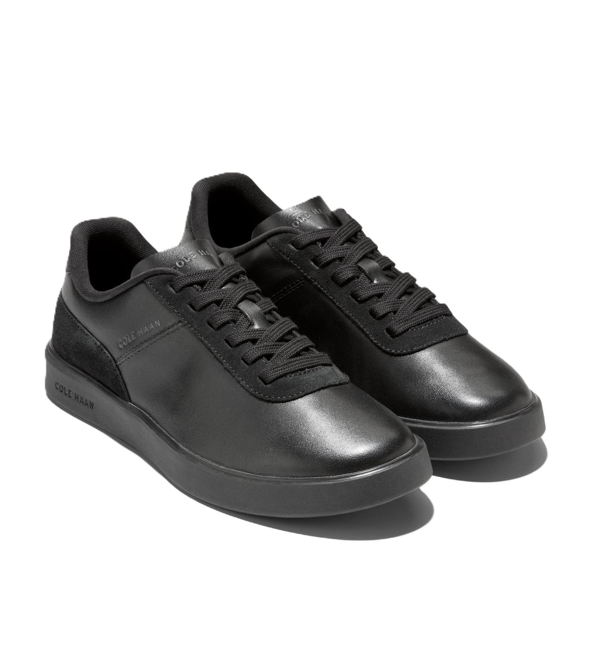 Cole Haan Grand Crosscourt Packaway Leather Men's Black Sneakers