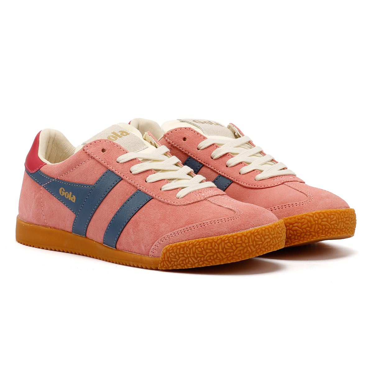 Gola Elan Suede Women's Coral Pink/Moonlight Sneakers