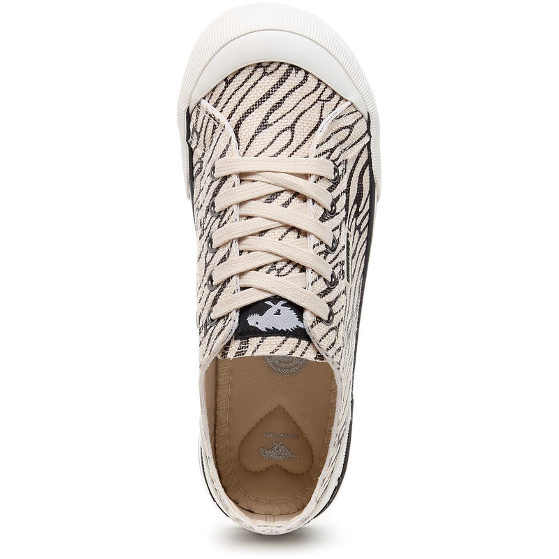 Rocket Dog Jazzin Wales Cotton Women's Black Trainers