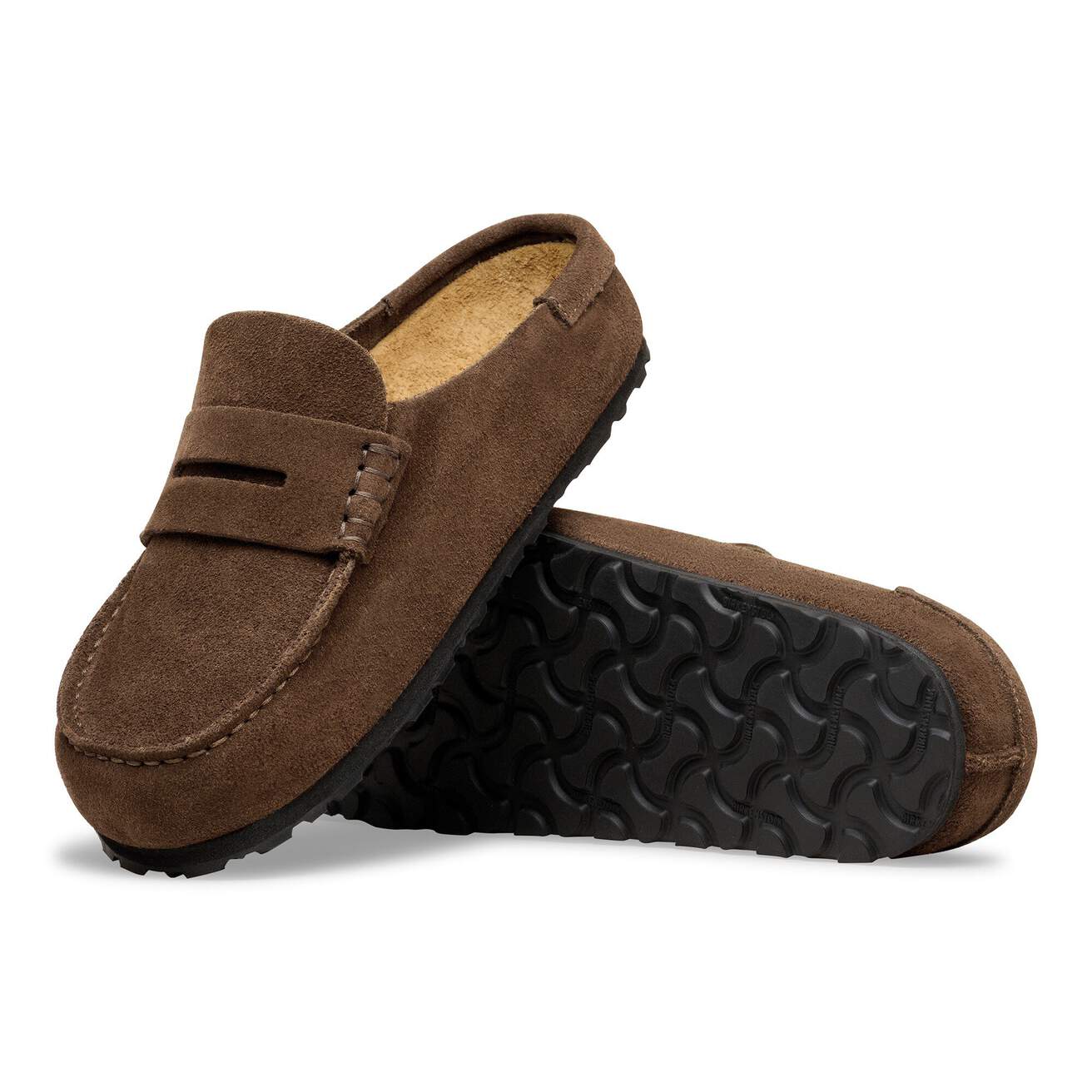 Birkenstock Naples Suede Carafe Regular Clogs