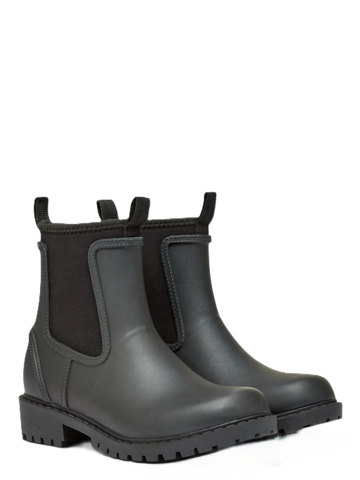 Joules Oakfield Rubber Women's Black Wellington Chelsea Boots