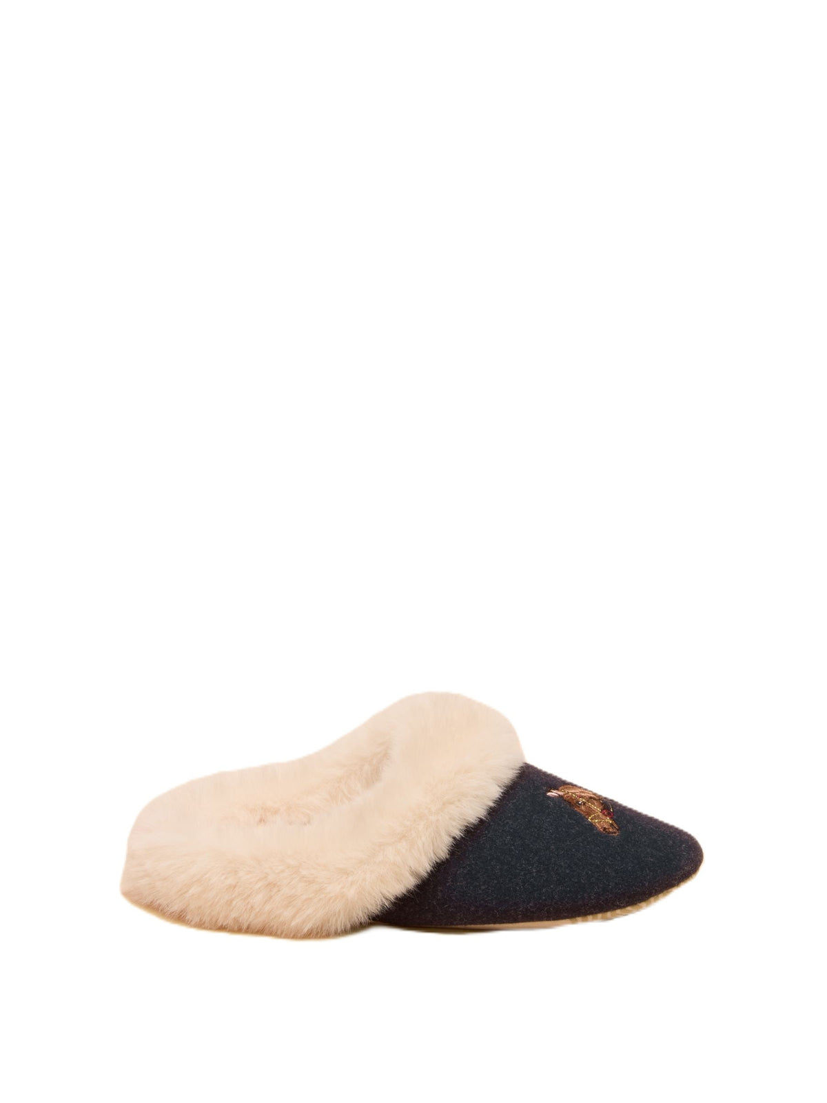 Joules Slippet Luxe Horse Women's Navy Slippers