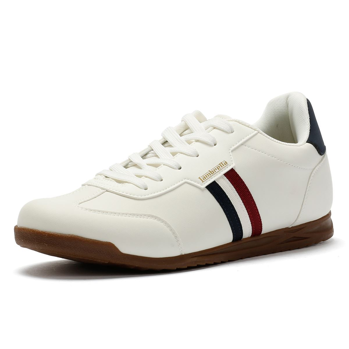 Lambretta Tackle Men's White/Navy Sneakers