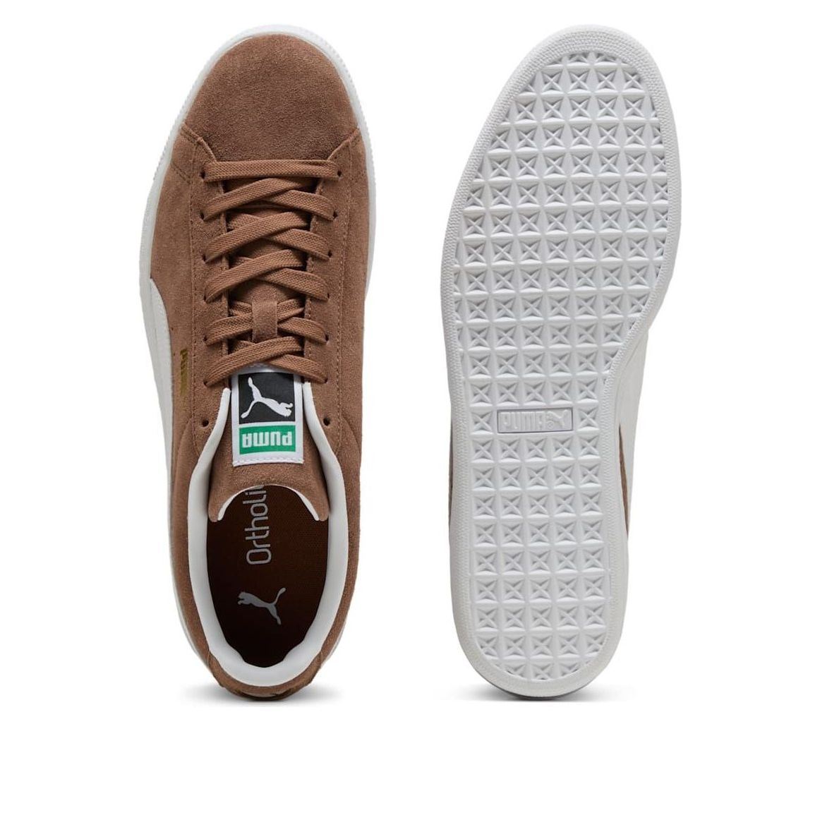 Puma Classic Suede Haute Coffee/White Sneakers
