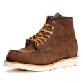 Red Wing 8836 6 Inch Moc Toe Suede Men's Chocolate Boots