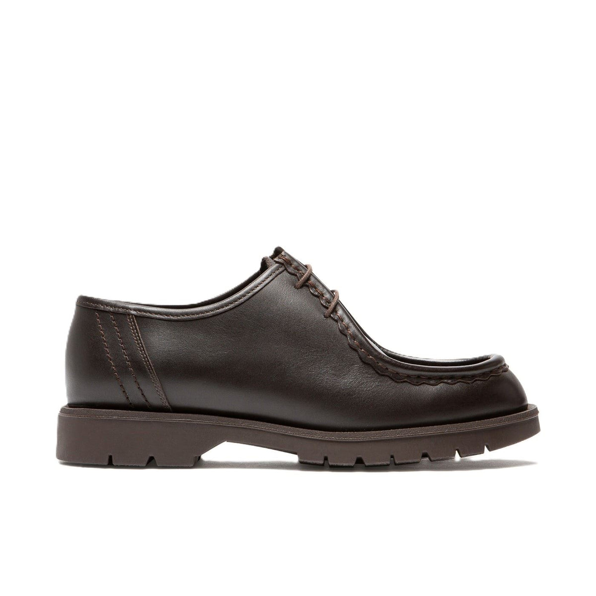 Kleman Padror Leather Men's Brown Lace-Up Shoes