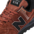 New Balance 574 Suede Brown Sneakers