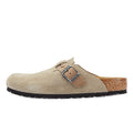 Birkenstock Boston Braided Women's Taupe Suede Clogs