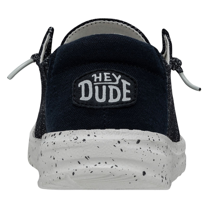 HEYDUDE Wendy Sox Polyester/Cotton/Spandex Women's Navy Loafers