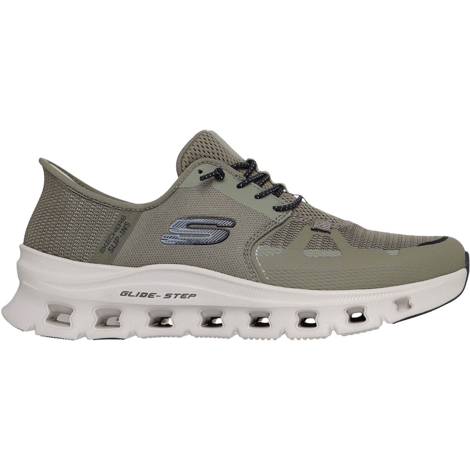 Skechers Glide-Step Pro Textile Men's Olive/Black Standard Sneakers