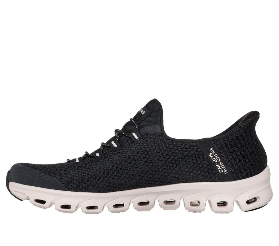 Skechers Slip-Ins Glide Step Vibey Mesh Women's Black Sneakers