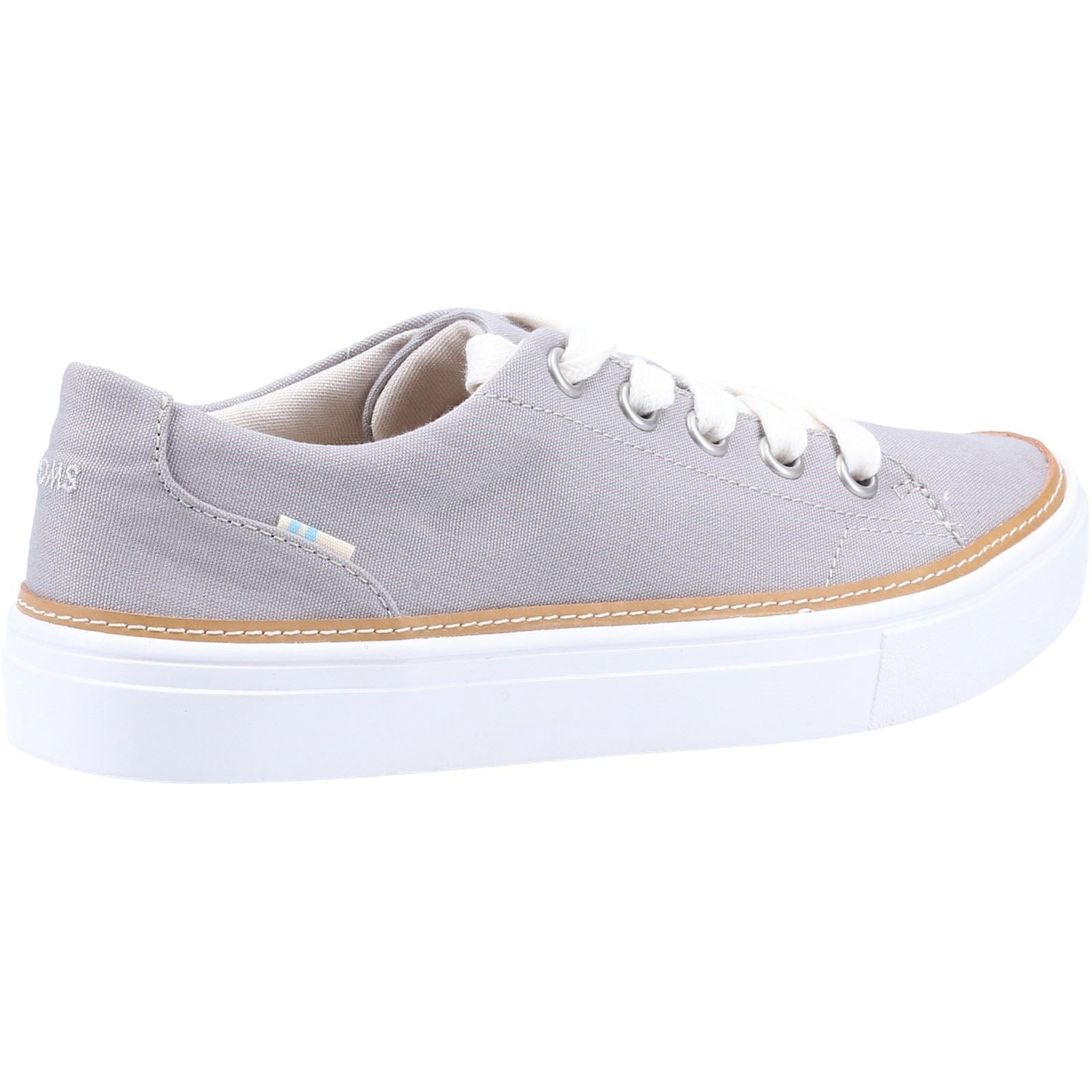 TOMS Alex 100% Cotton Women's Drizzle Grey Sneakers