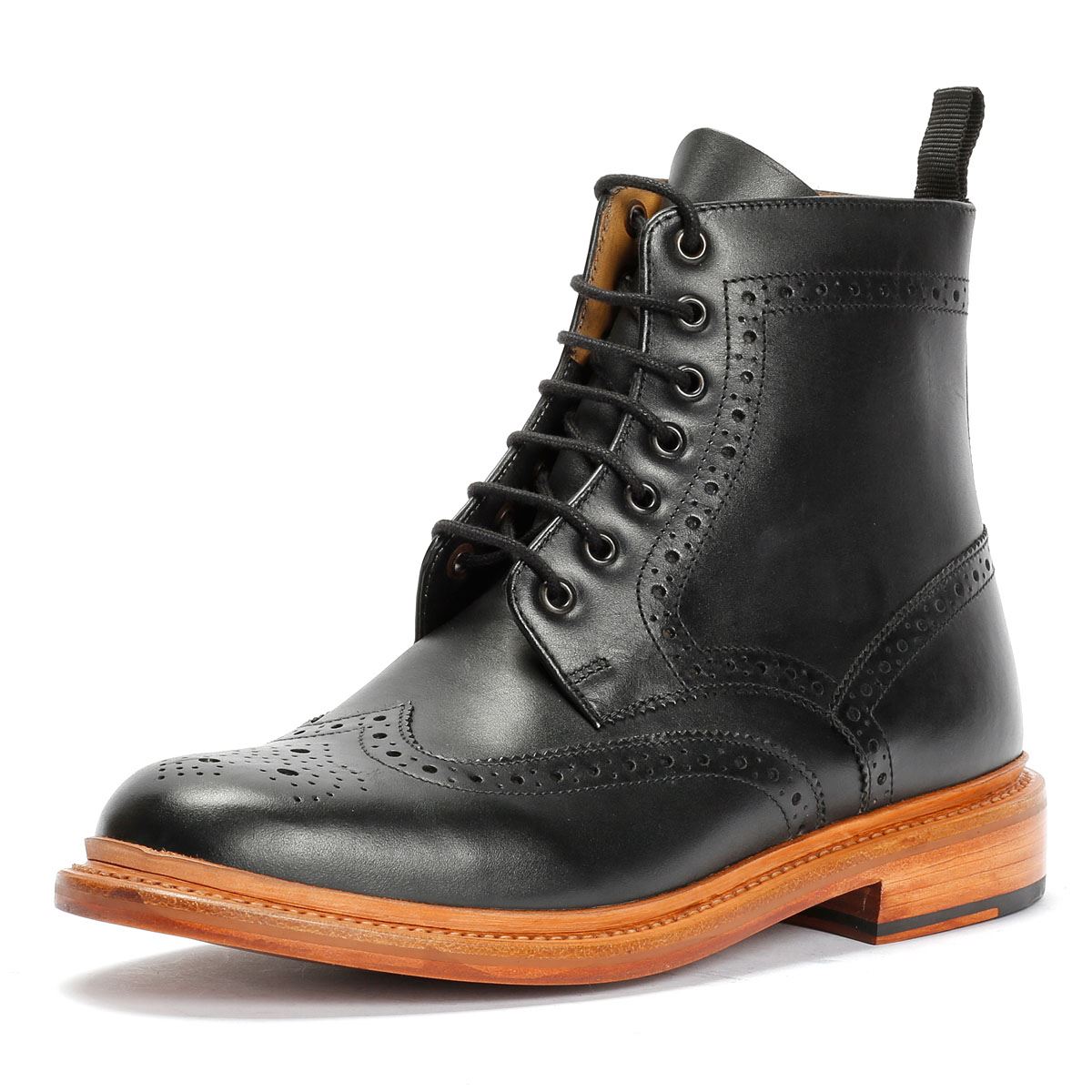 Chapman & Moore Walter Brogue Leather Men's Brown Boots