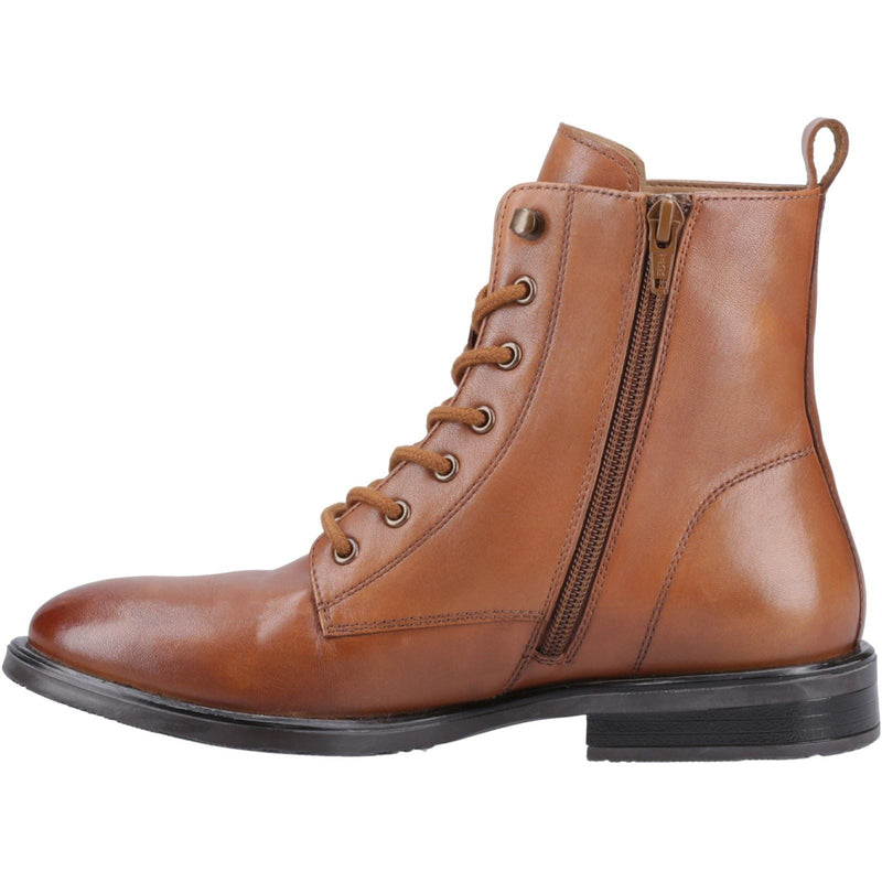 Hush Puppies Valentina Leather Women's Tan Boots