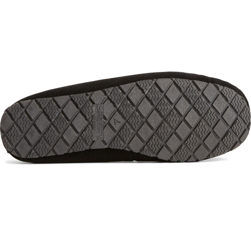 Sperry Reina Suede Women's Black/leopard Slippers