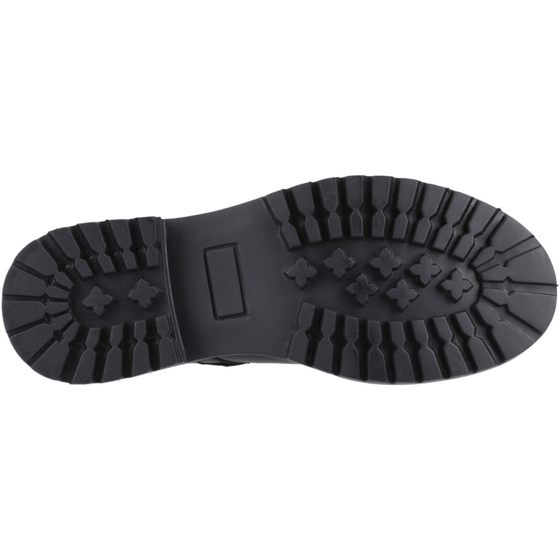 Hush Puppies Aurora Senior Leather Girls's Black Shoes
