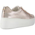 Dune Episode Leather Women's Gold Trainers