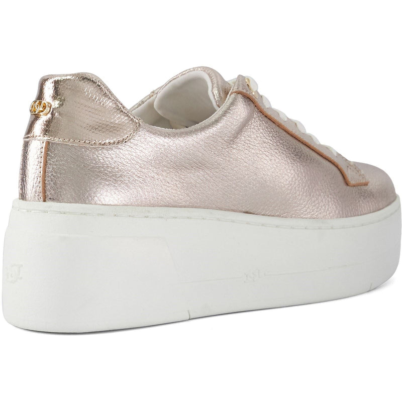 Dune Episode Leather Women's Gold Trainers