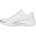 Skechers Arch Fit 2.0 Glow The Distance Textile Women's White/Silver Sneakers
