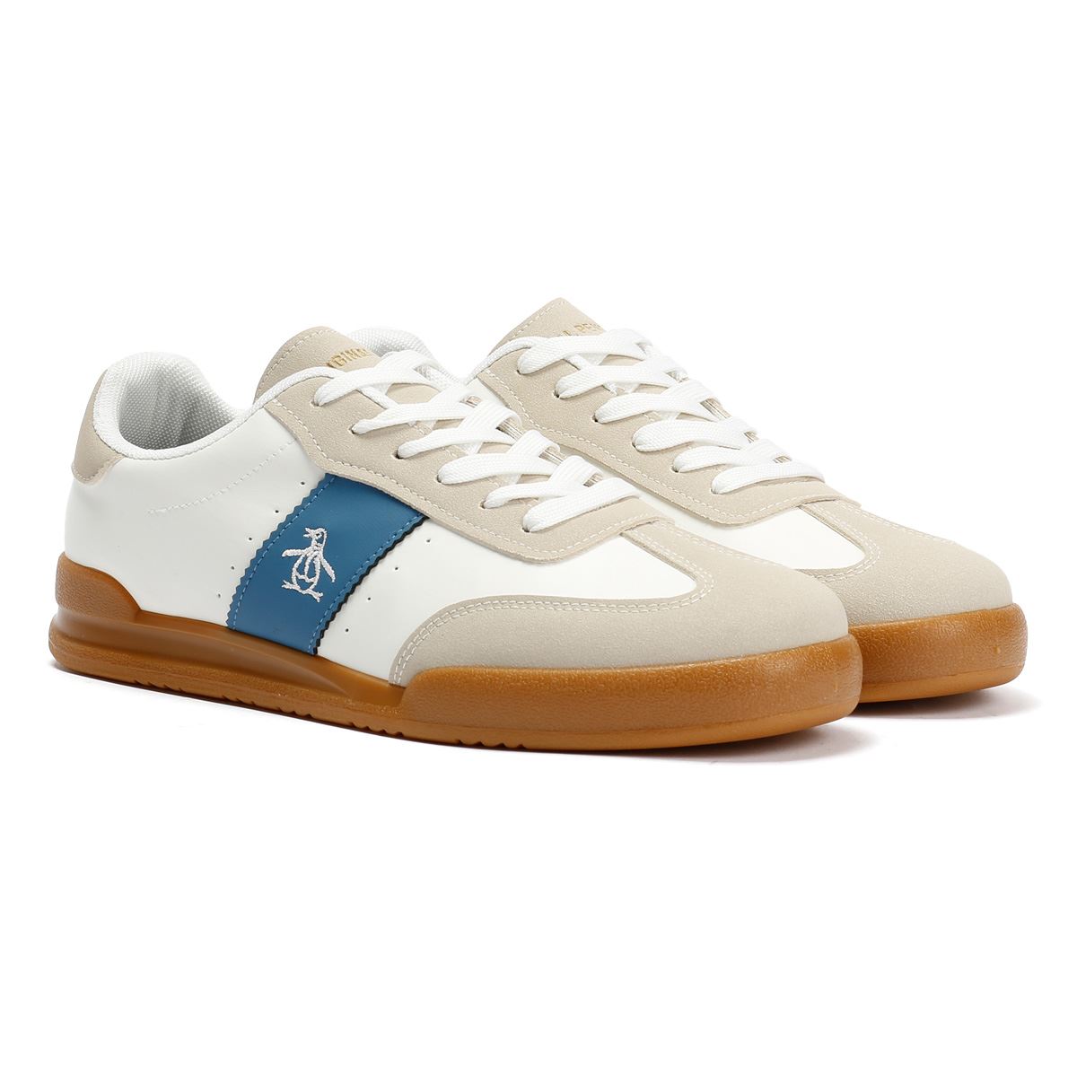 Penguin Giovanni Men's White Sneakers