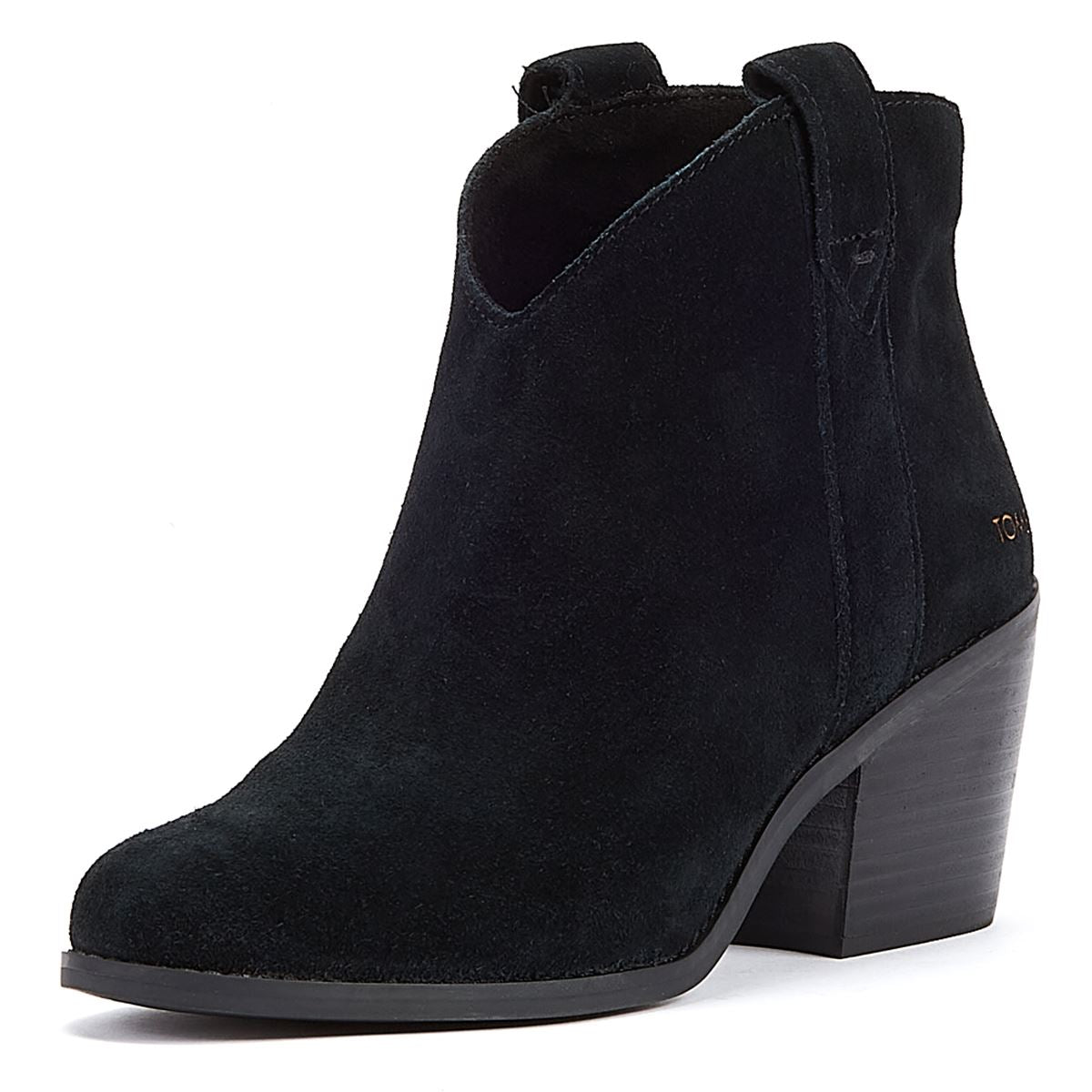 TOMS Constance Suede Women's Black Boots
