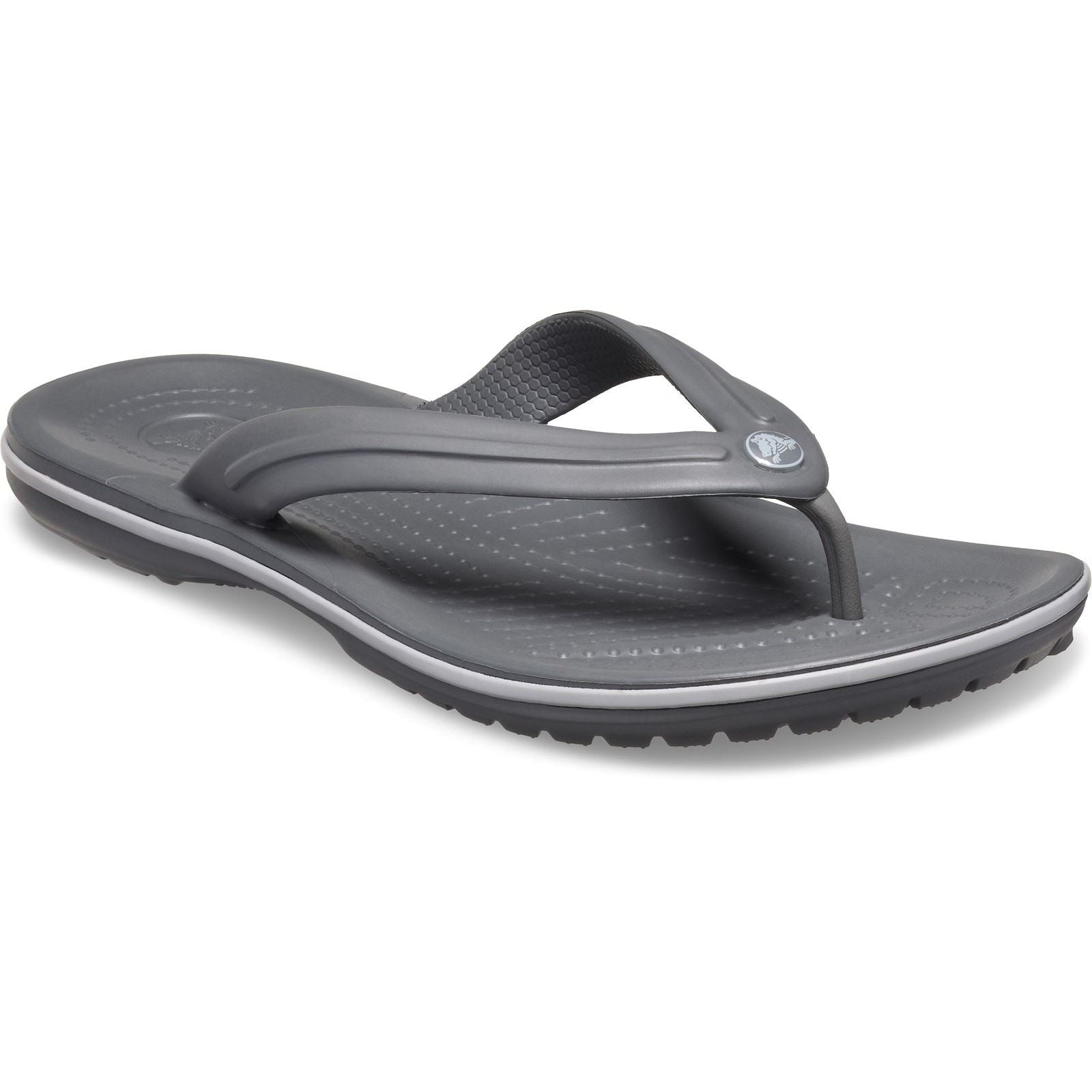Crocs Crocband Thermoplastic Slate Grey/Smoke Flip Flops