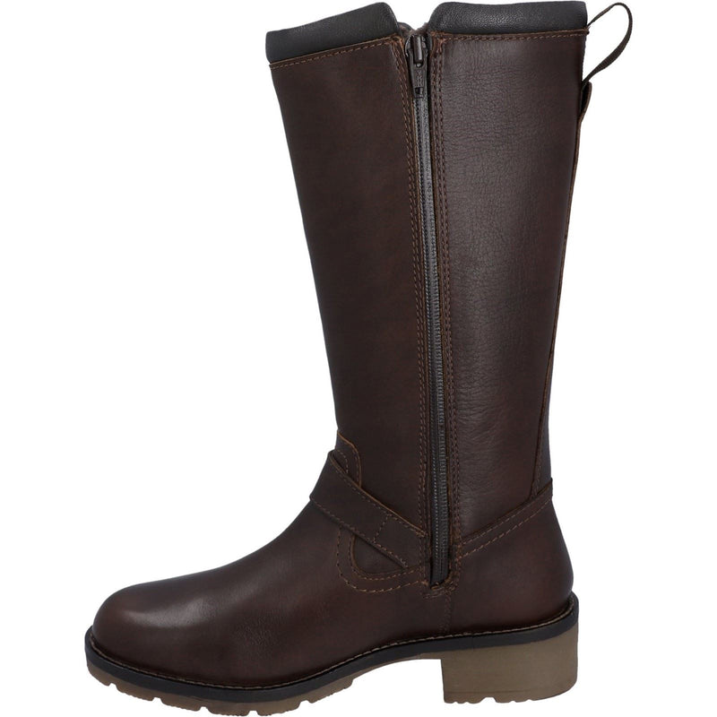 Hunter Skye Tall Boot Leather Women's Brown Boots