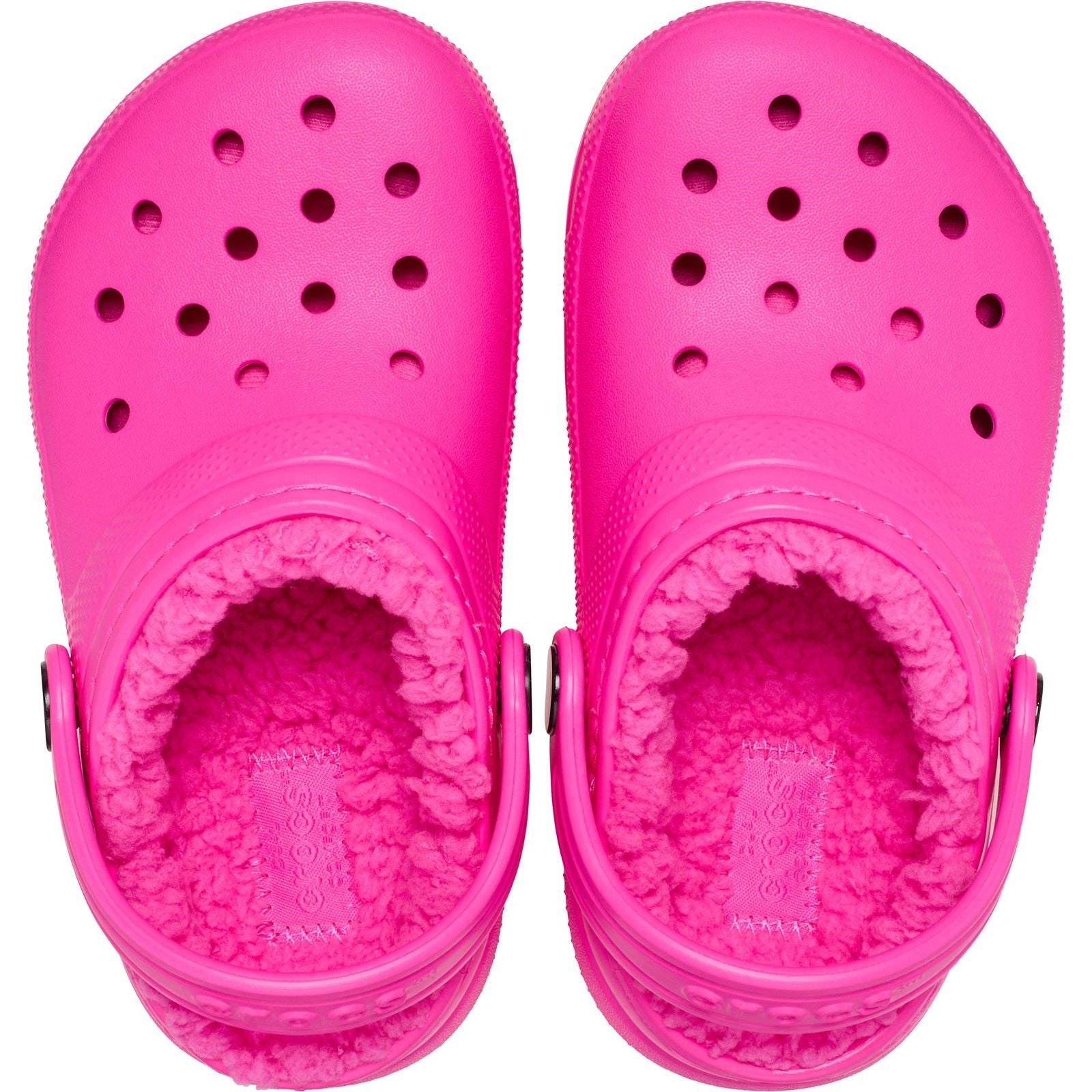 Crocs Classic Lined Thermoplastic Kid's Pink Crush Clogs