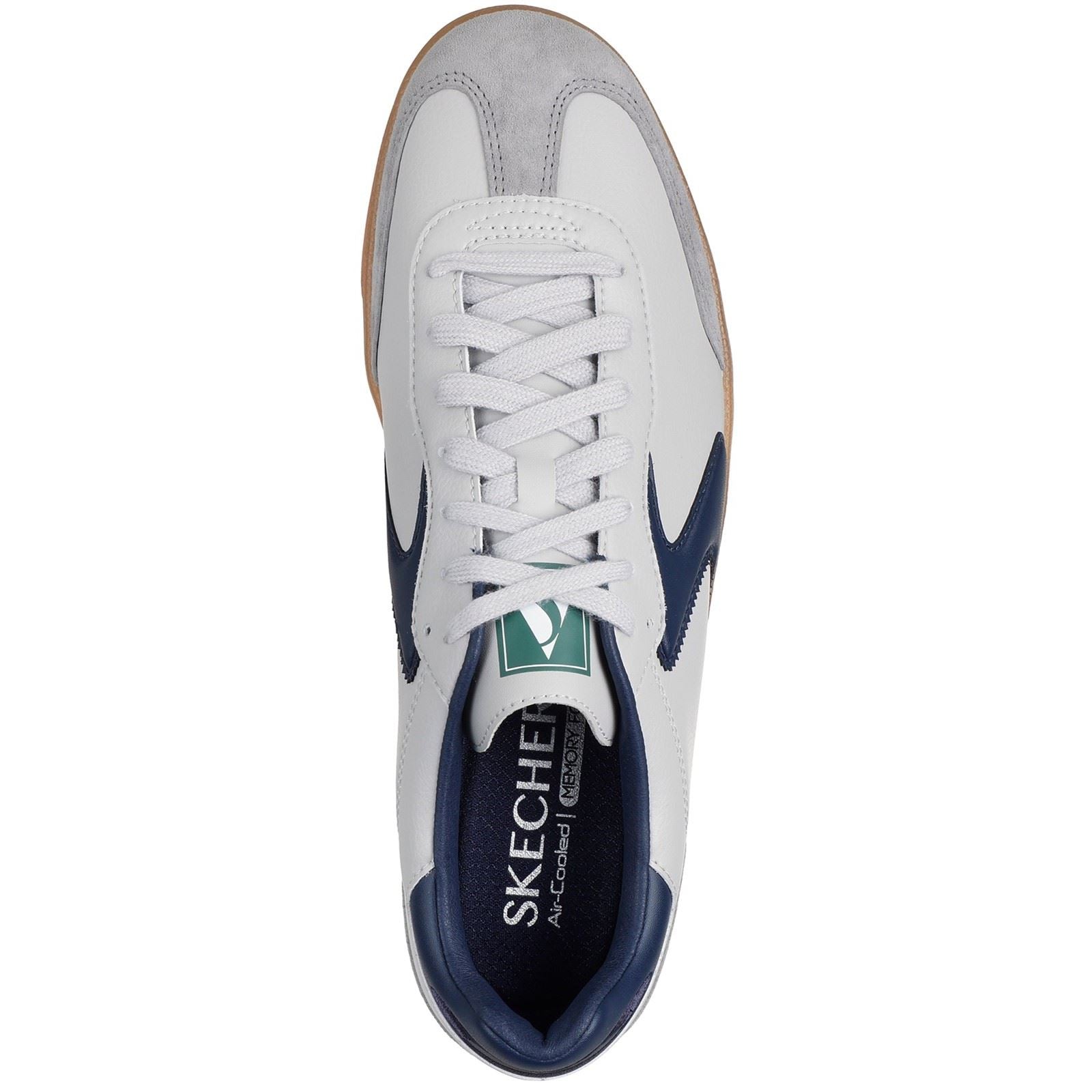Skechers Hotshot Pyke Synthetic Men's Grey/Navy Sneakers