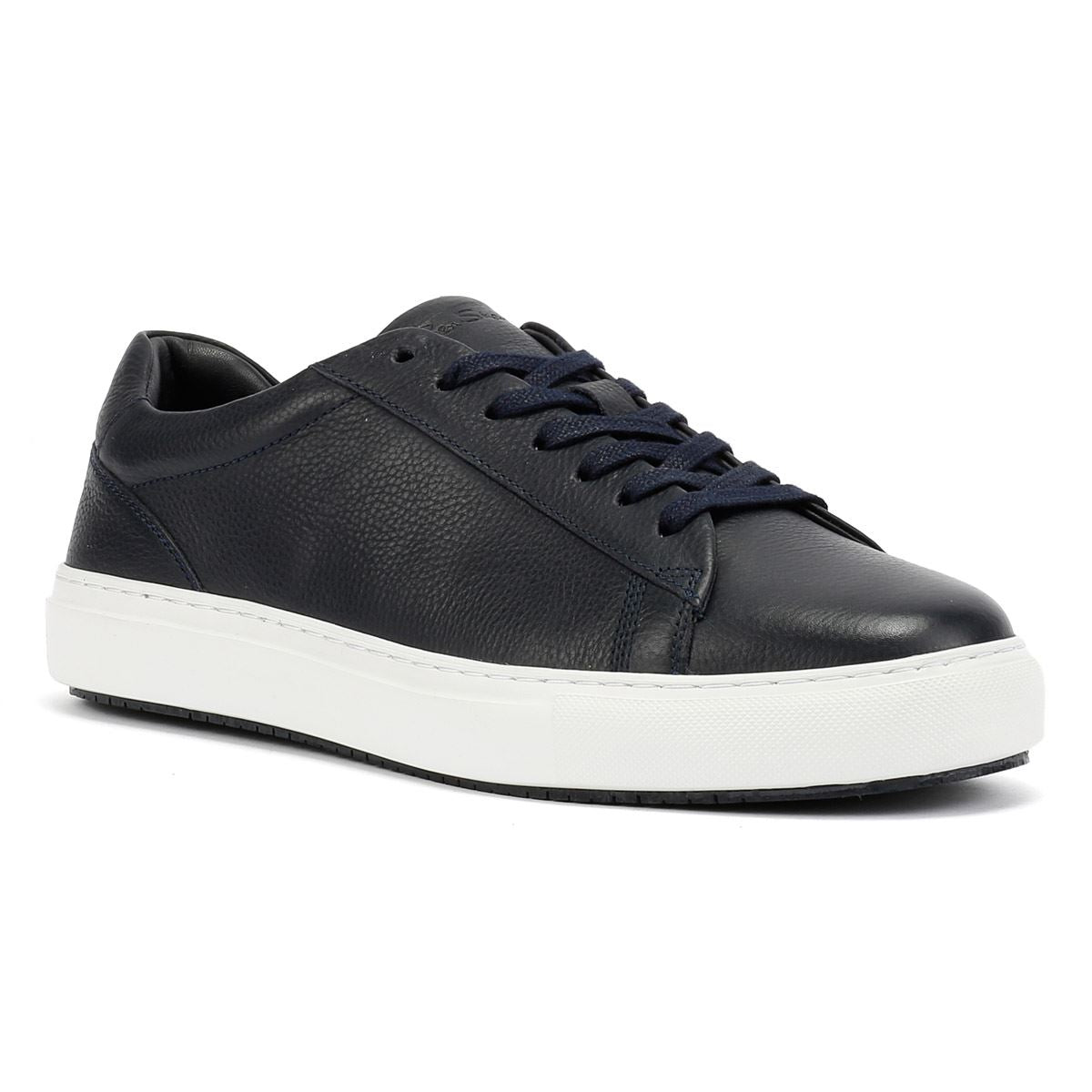 Ben Sherman Ace Cupsole Leather Men's Navy Sneakers