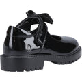 Hush Puppies Astrid Bow Leather Girls's Black Shoes