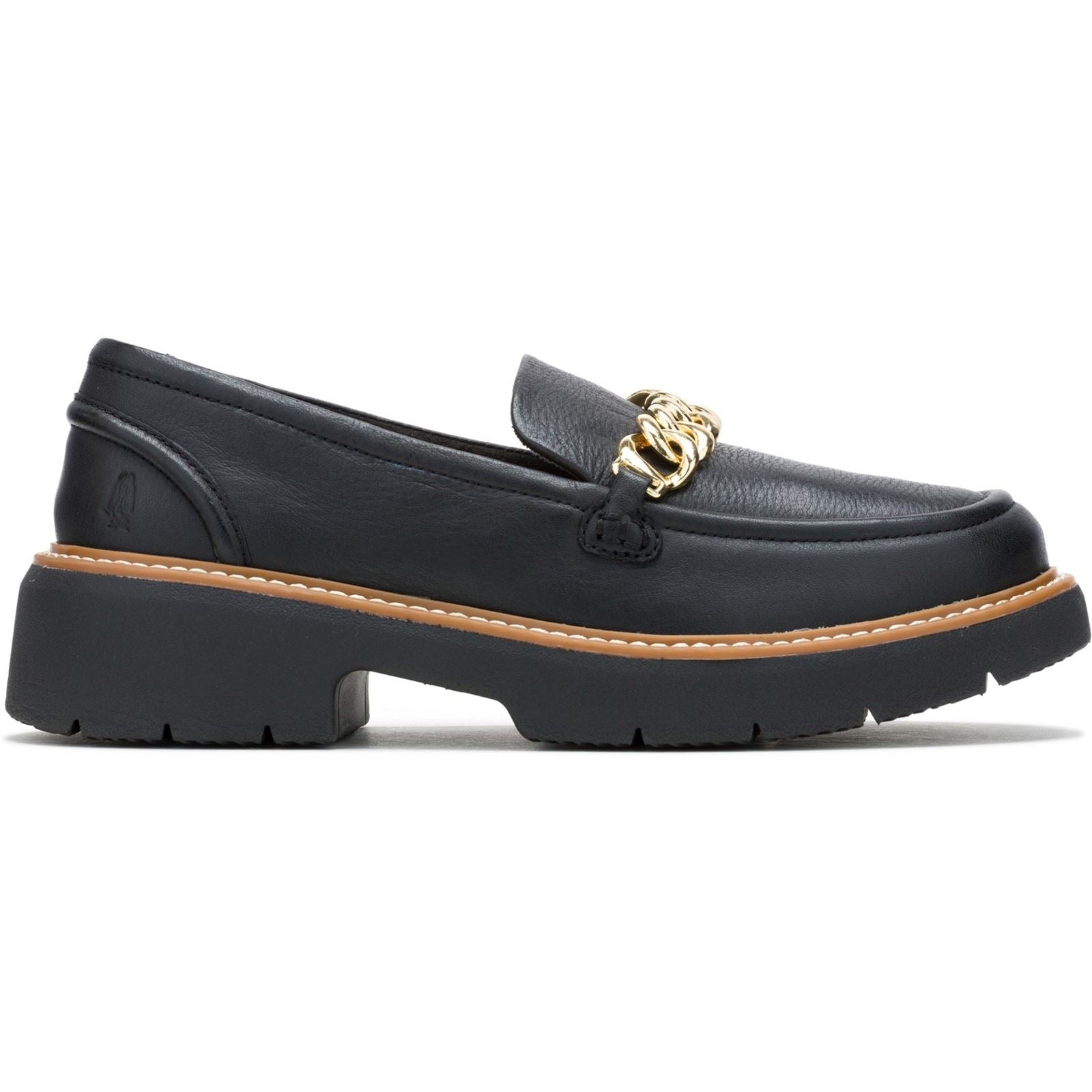 Hush Puppies Jodie Leather Women's Black Loafers