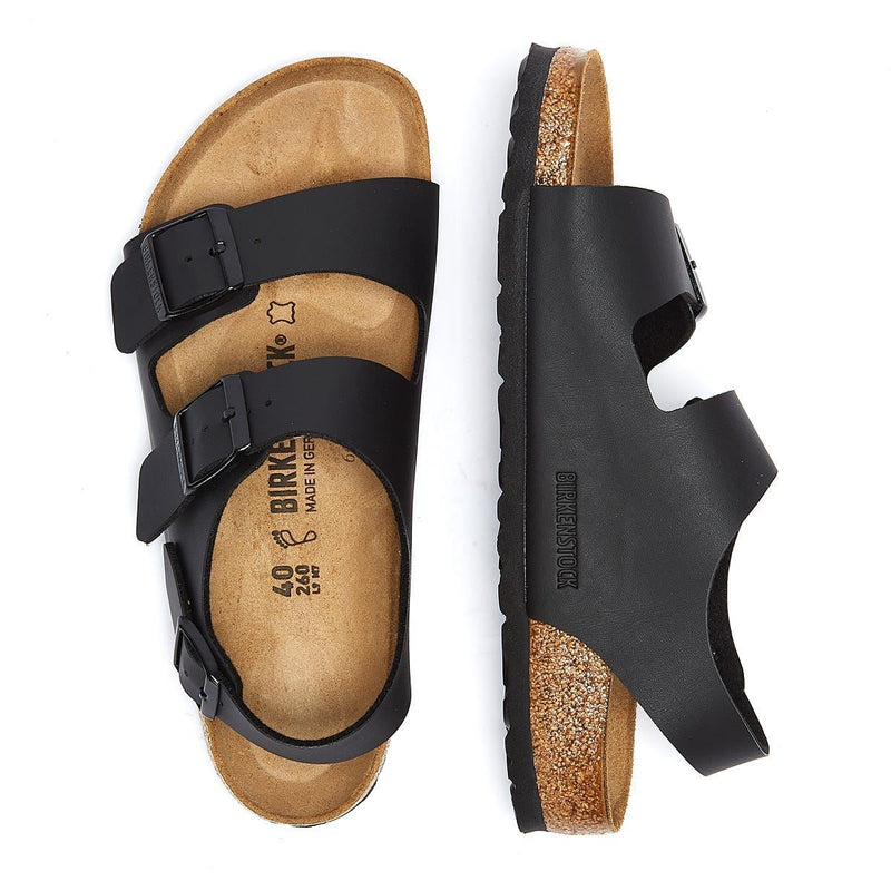 Birkenstock Milano Birko Flor Black Regular Sandals