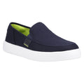 HEYDUDE Sunapee Canvas 100% Cotton Men's Navy/White Loafers