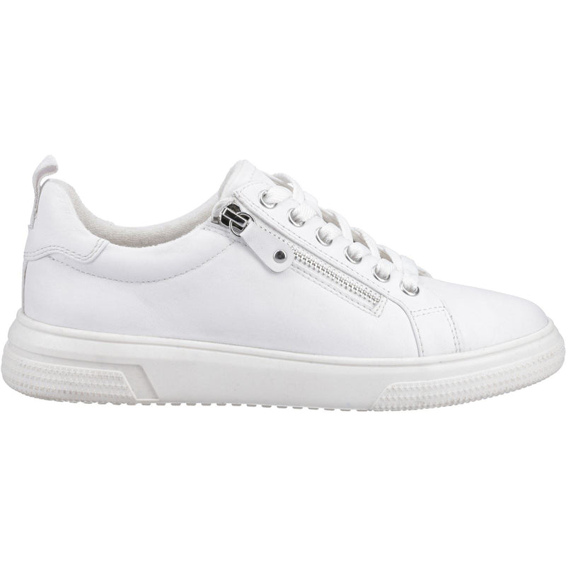 Hush Puppies Martha Leather Women's White Sneakers