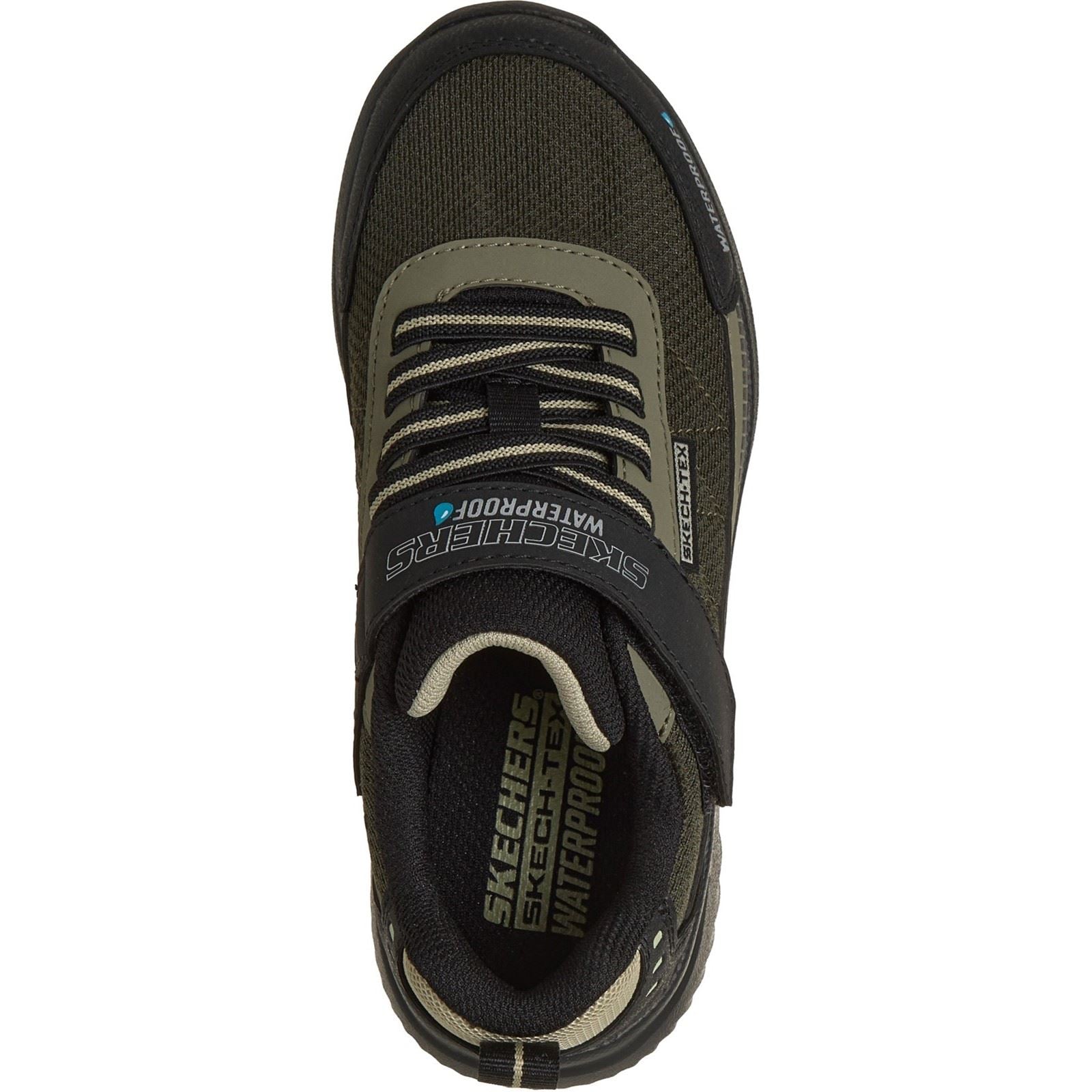 Skechers Bounder 2.0 Aqua Pace Boy's Black/Olive Trainers