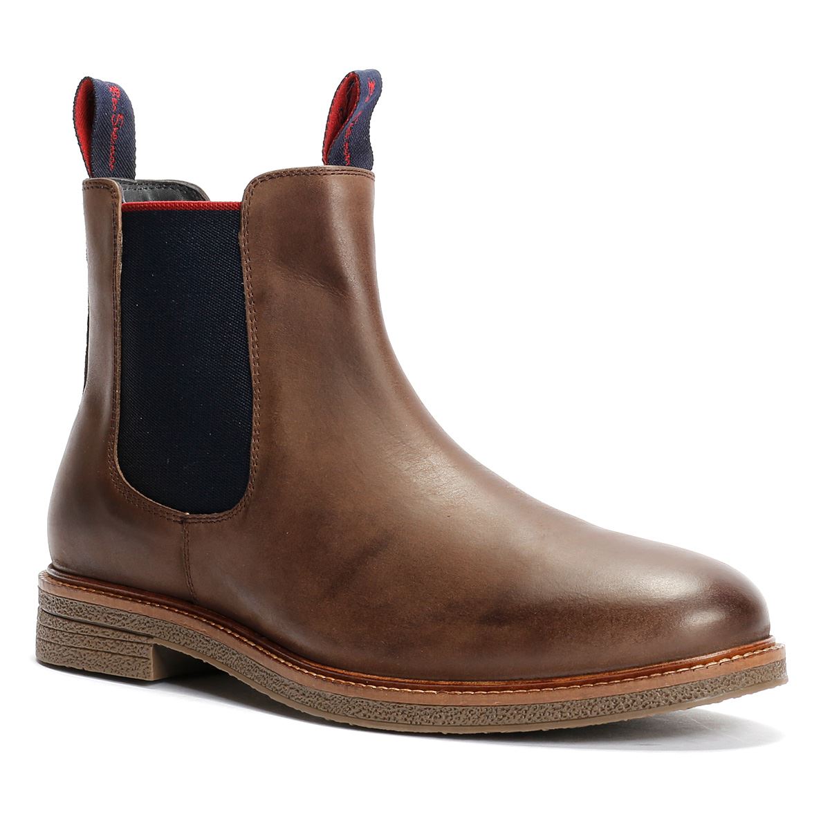 Ben Sherman Walker Chelsea Leather Men's Brown Boots