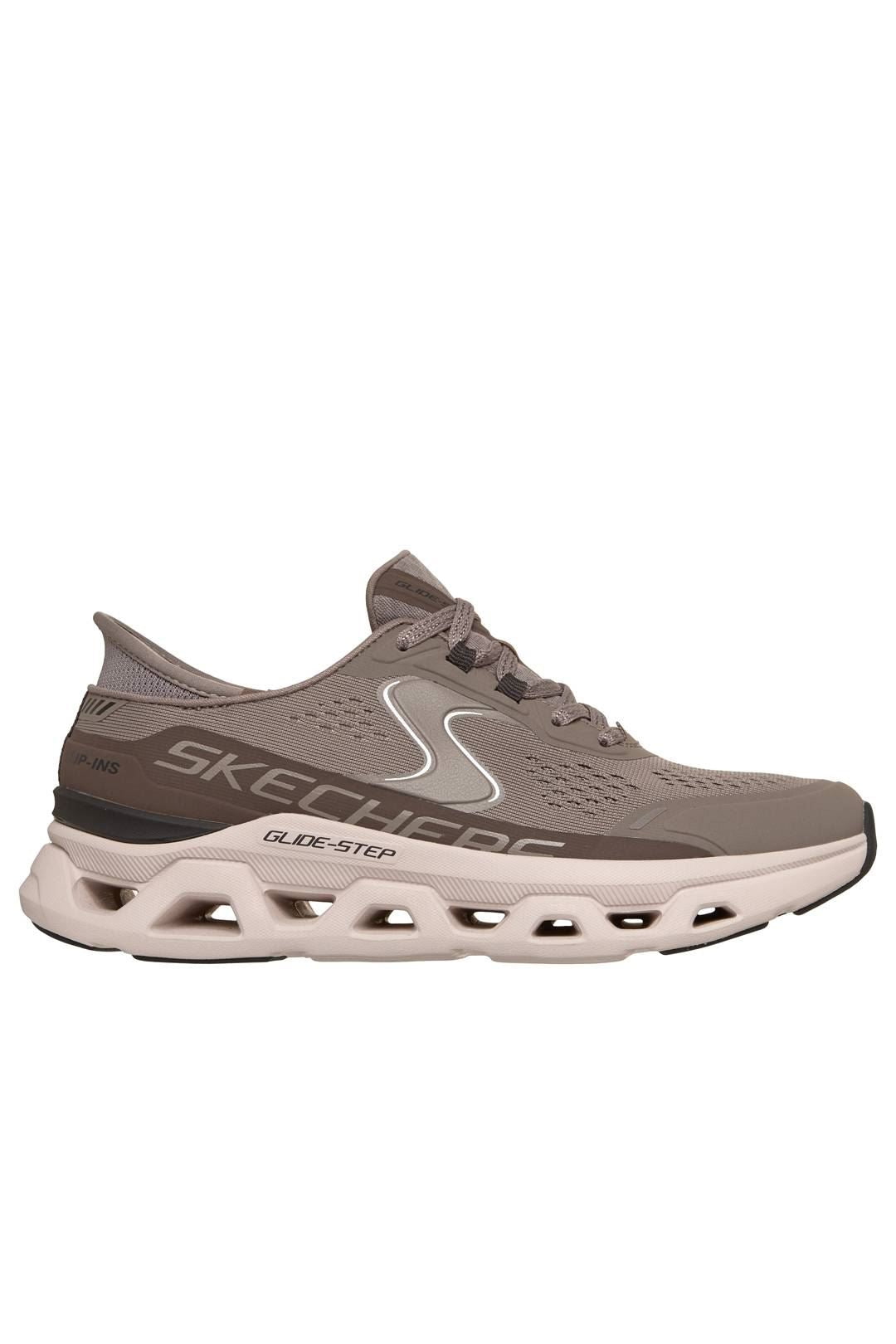 Skechers Slip-Ins Glide Step Altus Mesh Women's Khaki Sneakers