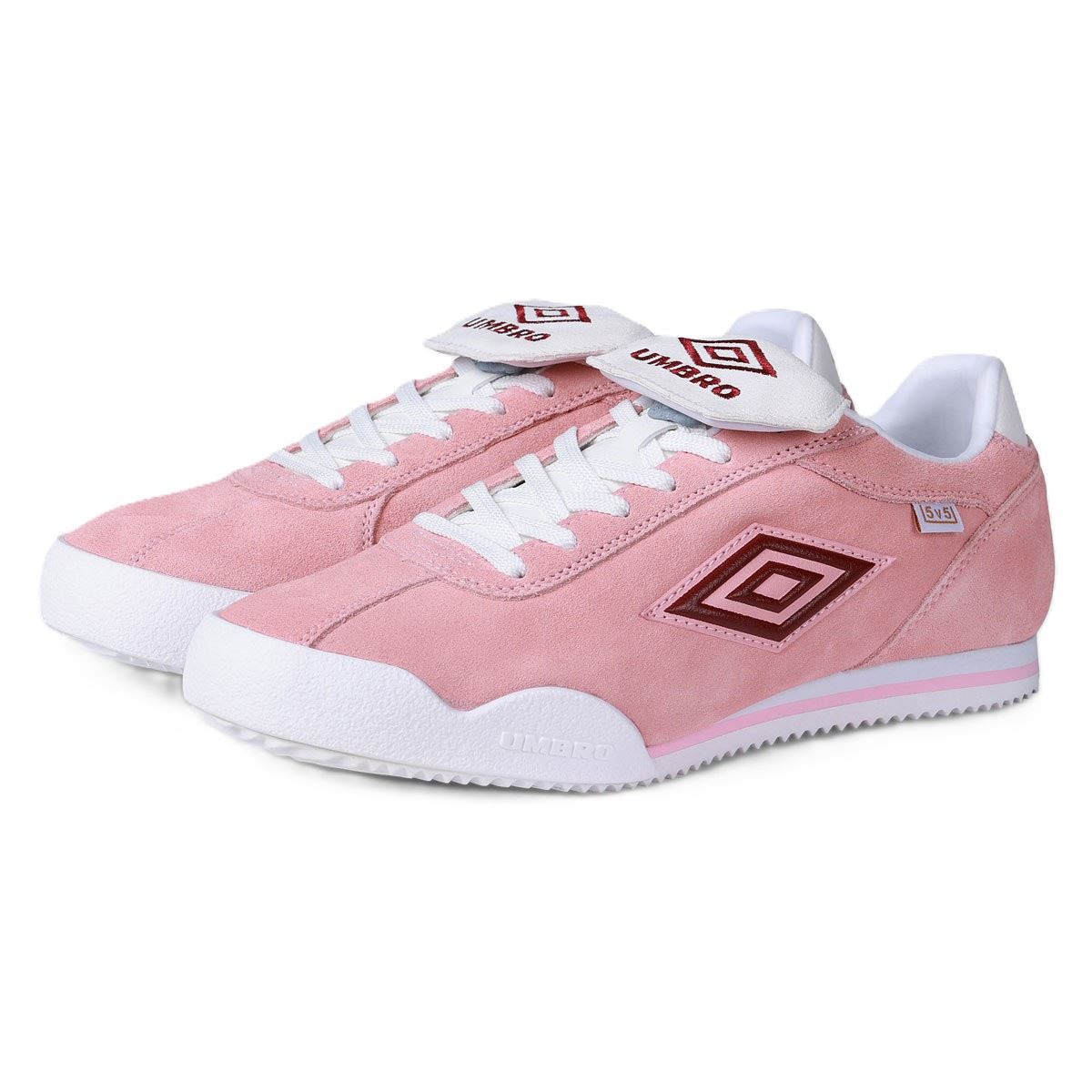 Umbro 5V5 Suede Impatients Pink/Red Dahlia Sneakers