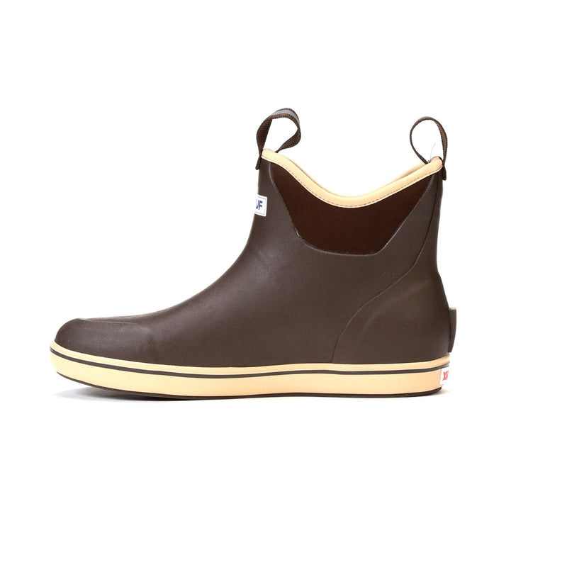 Xtratuf Ankle Deck Rubber Chocolate/Tan Wellington Boots