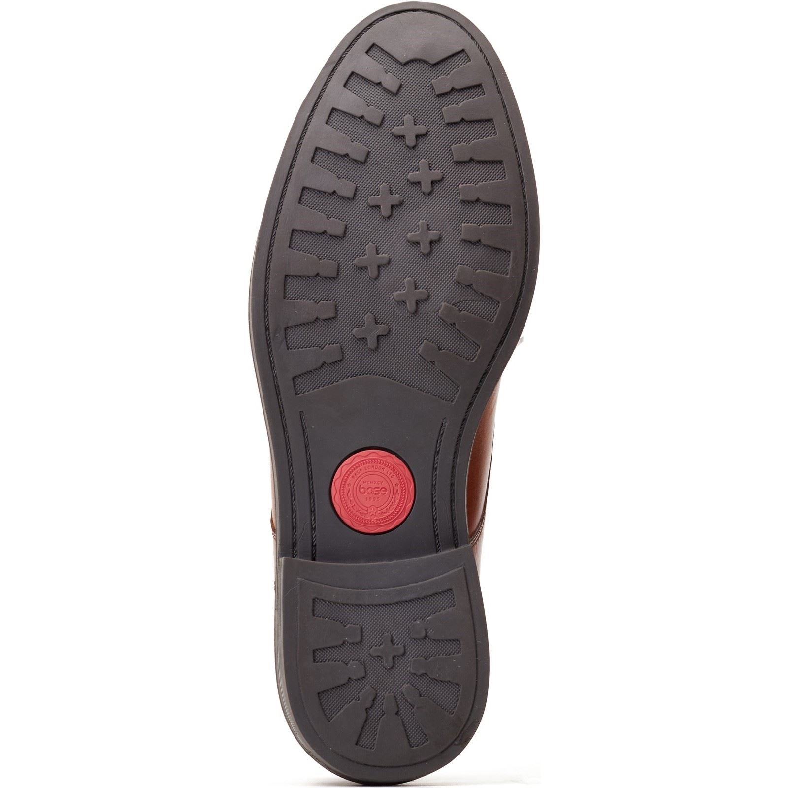 Base London Plymouth Leather Men's Burnt Tan Ankle Boots