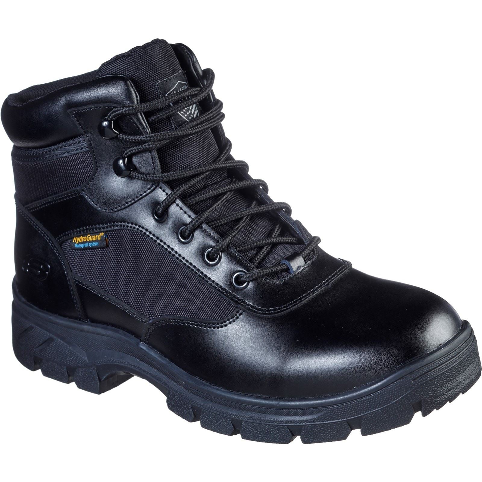 Skechers Workwear Wascana Benen WP Tactical Leather Men's Black Safety Boots