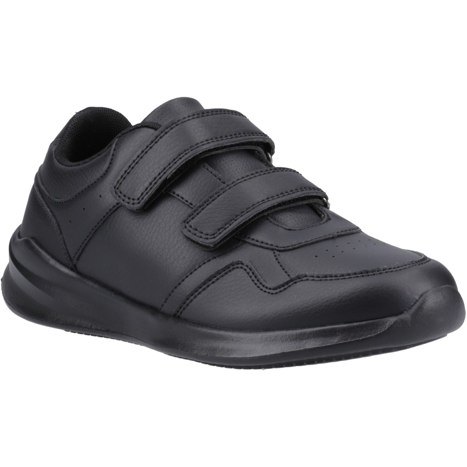 Hush Puppies Marling Easy Senior Black Shoes - US 8