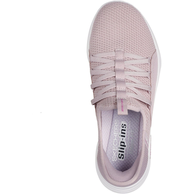 Skechers Relaxed Fit Sport - Ballet Chic Textile Women's Light Mauve Sneakers