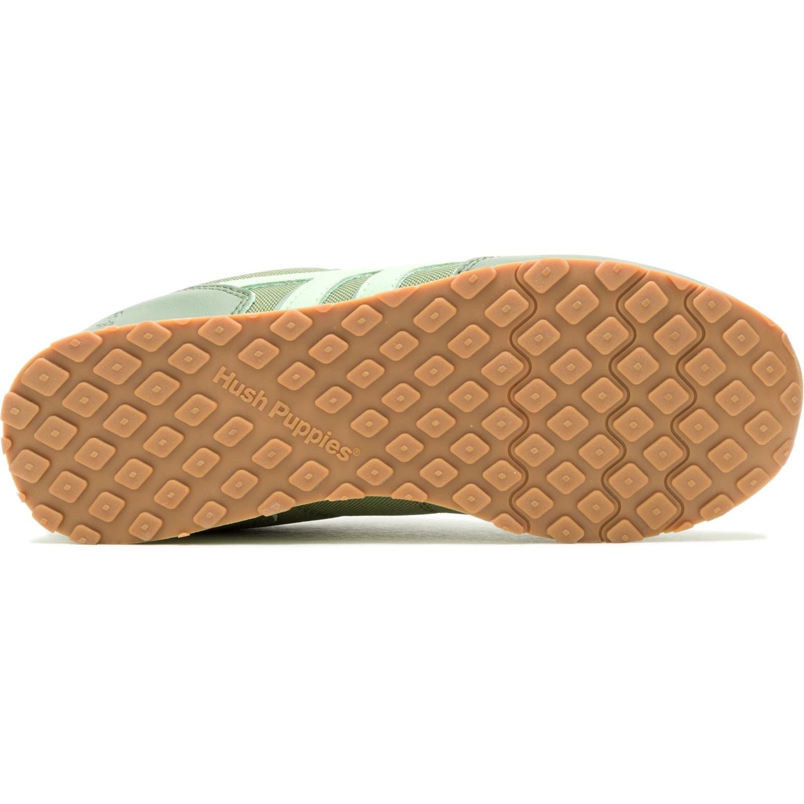 Hush Puppies Seventy8 Leather Women's Olive Sneakers